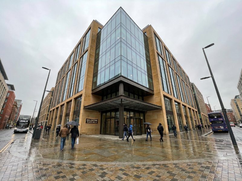 Arist Legal solicitors office exterior in Leeds, Wellington Place